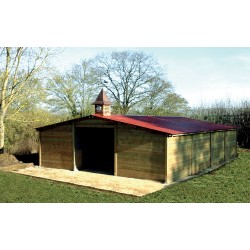 Barn de dix boxes Eco tout bois...