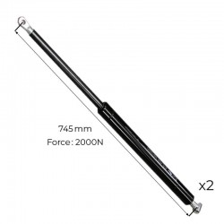 Lot de 2 vérins de pont 745mm