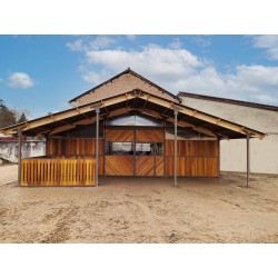 Barn Manoir en bois exotique